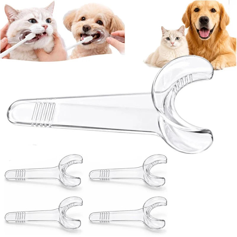 2PCS Dog Dental Mouth Opener, Pet Teeth Cleaning Mouth Retractor for Dogs and Cats, Pet Teeth Cleaning Tools