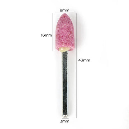 100PCS/Box Abrasive Stone Polishing Grinding Head Electric Drill Bit Wheel 4-10mm For Dremel Drill Rotary Tools 3mm Shank