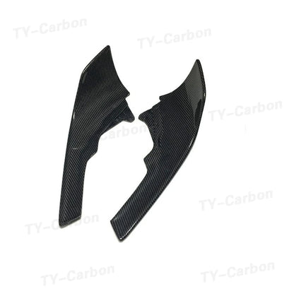 Real Carbon Fiber Car Front Bumper Splitter Side Cover For BMW F87 M2 2016-2020 Air Vent Kit Spoiler Lip Corner Guard Trim FRP