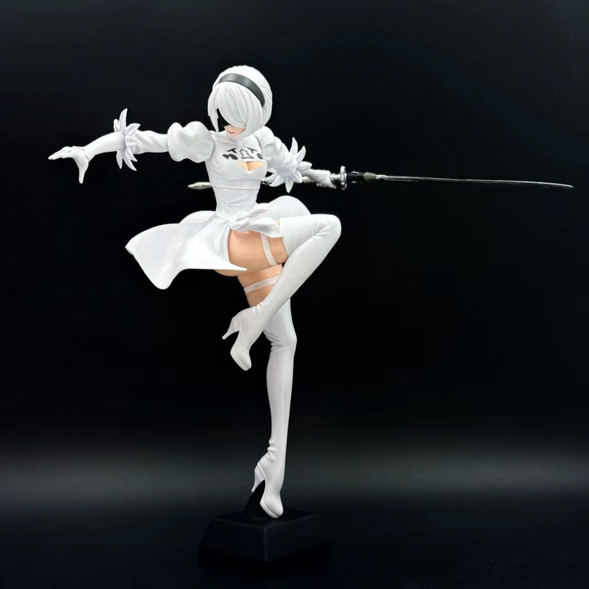 24CM NieR Automata YoRHa No. 2 Type B figma 2B Lifeform Kaine Nier PVC Action figure doll model Collectible statue figura gift