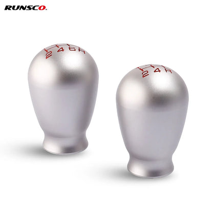 Gear Shifter Lever Head Knob for Honda Civic Type R FK8 FL5 Fit GD3 GK5 GE8 GR9 Tear Drop Shape 5/6 Speed Aluminum Alloy+steel