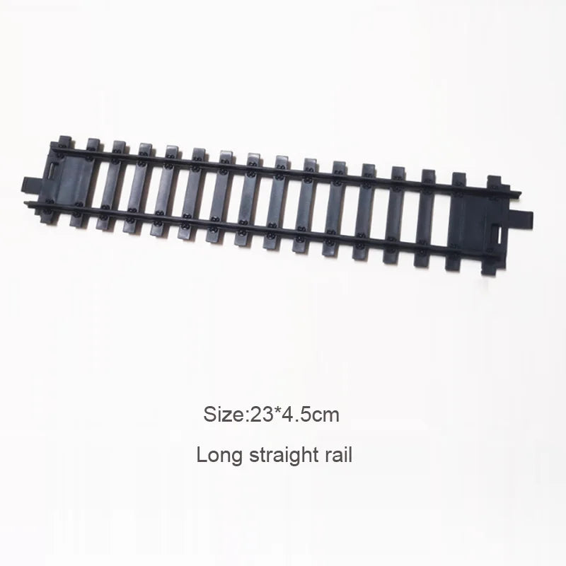 Vintage Steam Train Track Accessories Simulation Electric Train Model Retro Track Train Boy Toys Gift For Kids