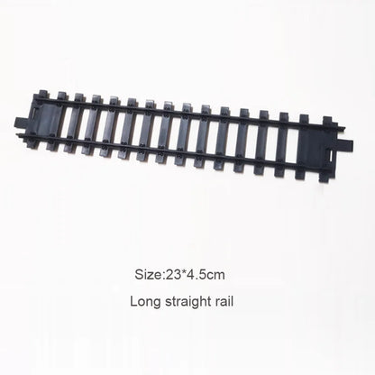 Vintage Steam Train Track Accessories Simulation Electric Train Model Retro Track Train Boy Toys Gift For Kids