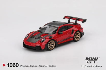 MINIGT 1/64 Porsche 911 (992) GT3 RS Weissach Package MGT01304-CH Cars Alloy Diecast Metal Model Kids Toys Boys