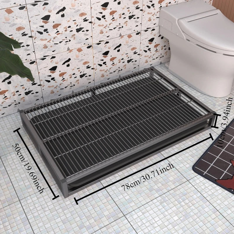 Metal material dog toilet, small dog toilet, small dog urinal, medium and large dog and cat litter box, cleaning pet supplies