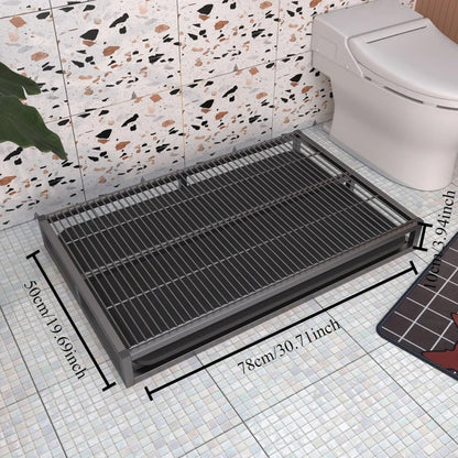 Metal material dog toilet, small dog toilet, small dog urinal, medium and large dog and cat litter box, cleaning pet supplies