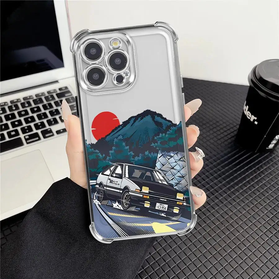 Phone Cover Case for Apple iPhone 17 Pro Max 15 12 Plus 14 Air 11 13 16e 16 Pro Anime I-Initial D