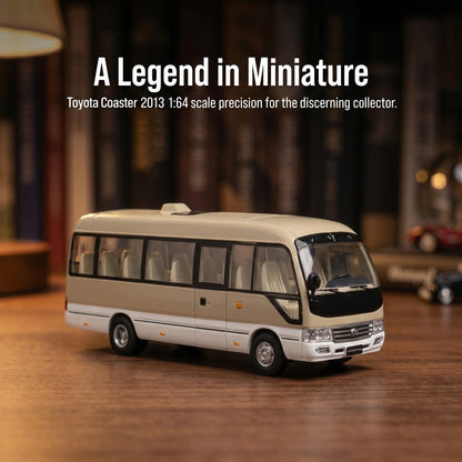 Toyota Coaster 1:64 Alloy Die-Cast Car with Exquisite Craftsmanship - Premium Miniature Collectible Model