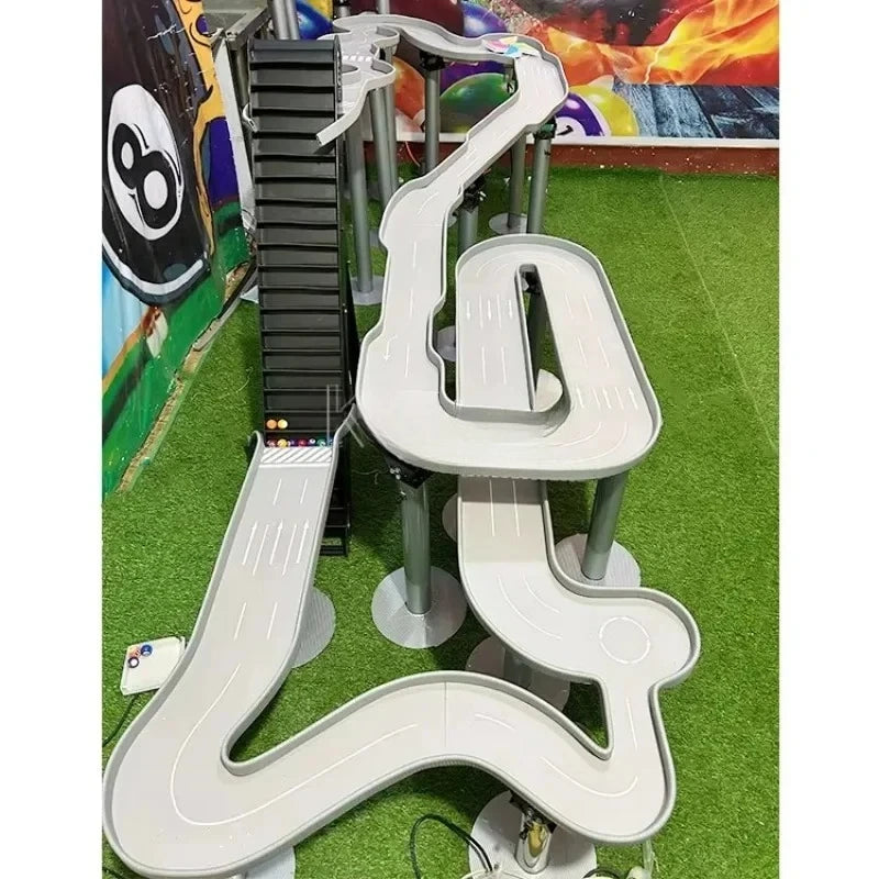 Custom Large Car Simulation Rally Tray Billiard Marbles Pinball Rolling Bead Battle Run Race Maze Marble Track