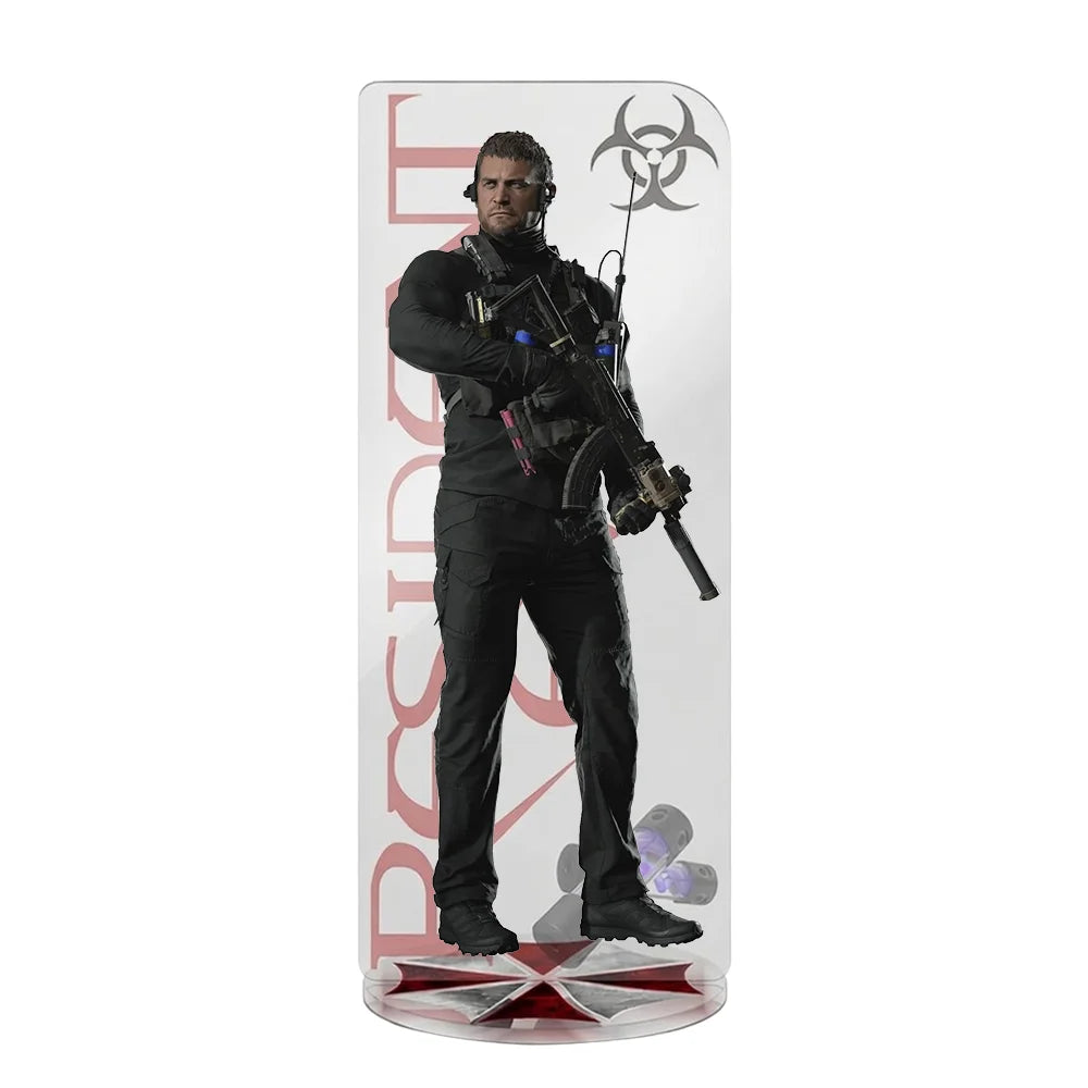 New Resident Evil Requiem Leon Scott Kennedy Grace Ashcroft 15CM Acrylic Stand keychain Figure Desk Decor Collect gifts