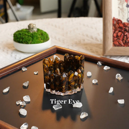 1PC Natural Crystal Energy Generator degaussing Bowl Reiki Healing Chakra Resin Meditation Point Room Decor For Mother Day Gift