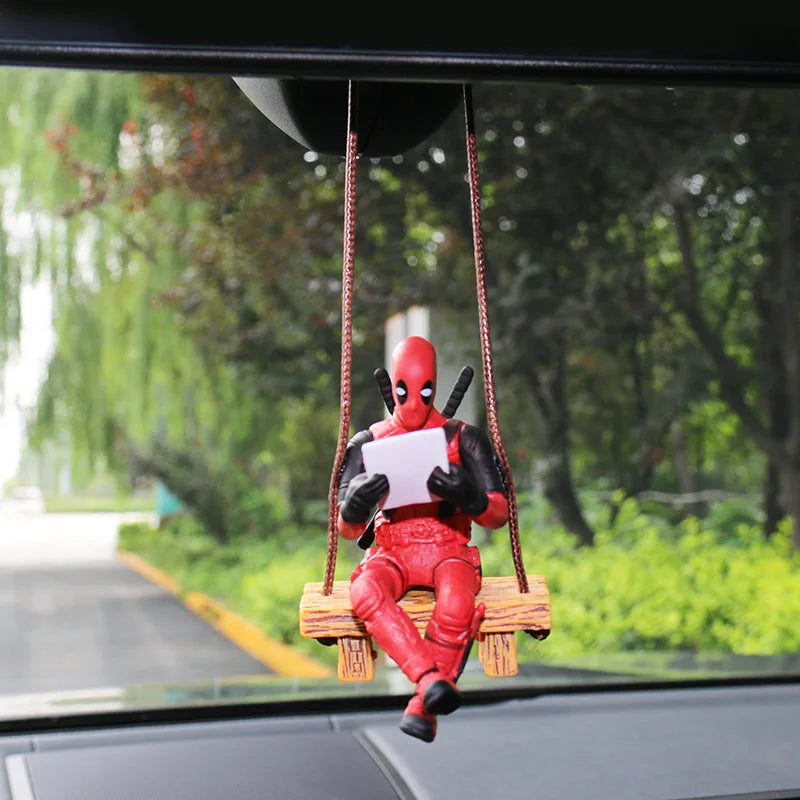 Deadpool 2 Action Figure X-Men Swing Posture Anime Doll Car Charm Decoration PVC Collection Figurine Kids Toys