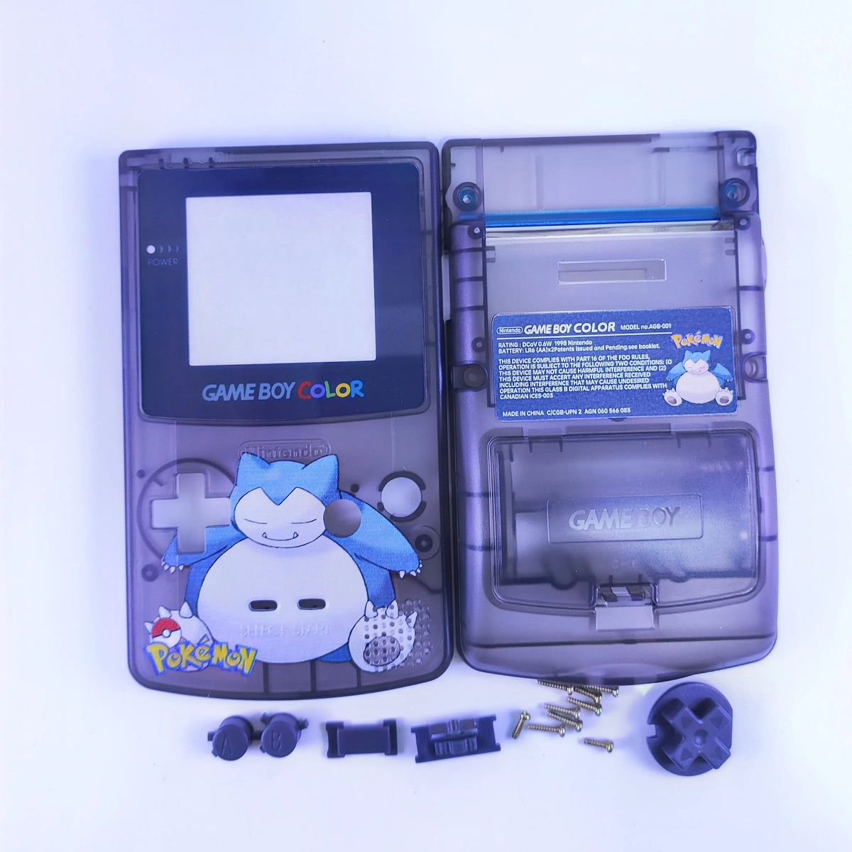 Gameboy Color Shell Gbc Shells Pok É Mon Theme Limited Edition Replacement Shells Game Periphery Accessories Boy Holiday Gifts