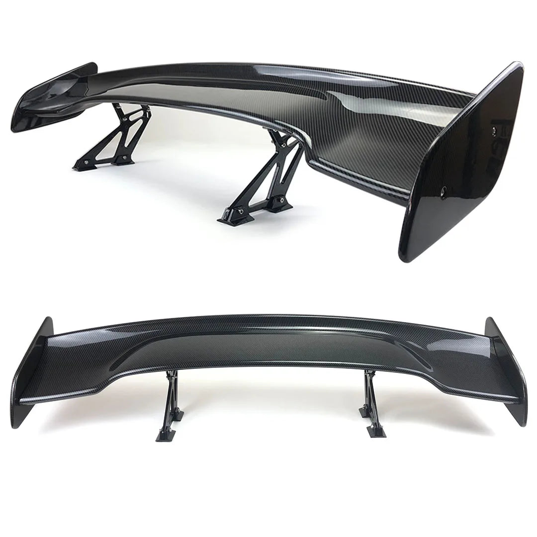Universal GT Style Rear Spoiler Wing Tail Air Dam For 99% Sedan Body Kit Decoration Carbon Fiber Racing Body Kit Exterior Tuning