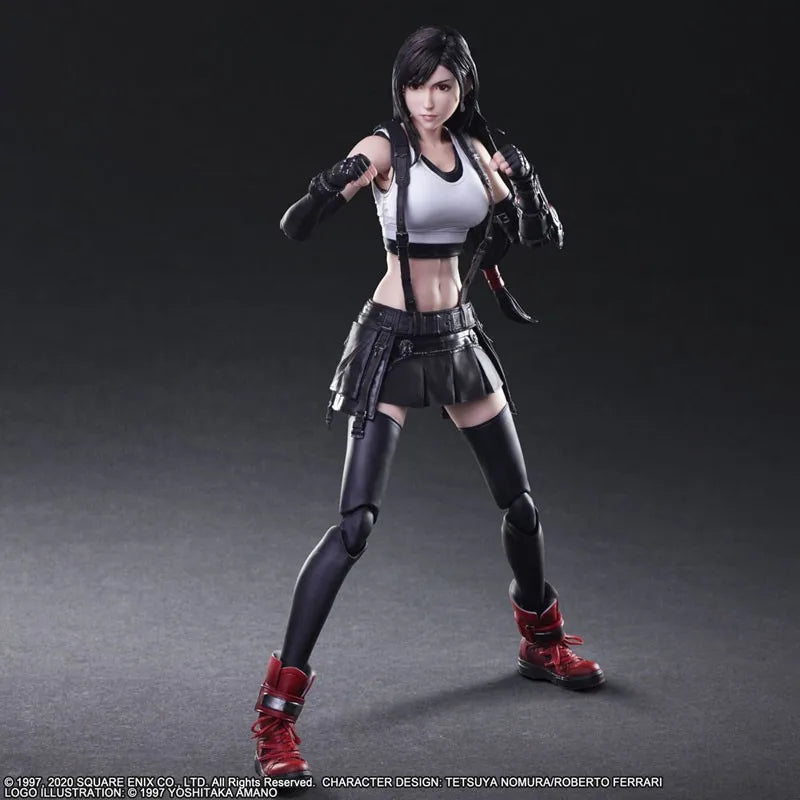 New Anime Game Tifa Lockhart Figurine Figure PVC Model Toys Doll Ornament Fans Gifts