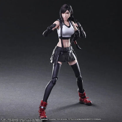 New Anime Game Tifa Lockhart Figurine Figure PVC Model Toys Doll Ornament Fans Gifts