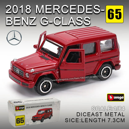 Bburago 1959 CADILLAC Lamborghini Porsche Benz BMW volkswagen Scale Car Model Replica Collection Kids Xmas Gift Toys for Boys