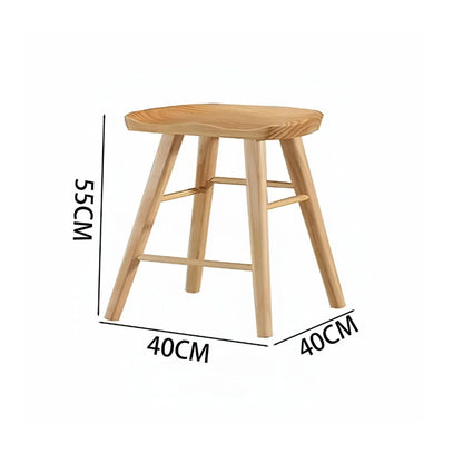 Nordic Bar Chair, Bar Stool, Solid Wood Home Chair, High Stool, Mobile Phone Store Stool, Modern Minimalist Bar Chair, Bar Stool