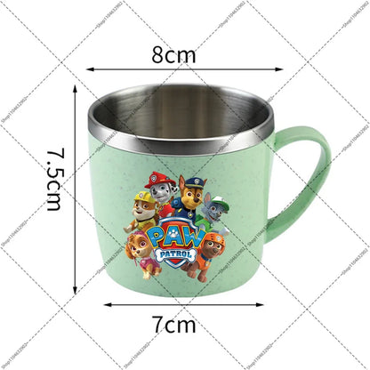 Paw Patrol Portable Stainless Steel Coffee Mug Chase Skye Cartoon Anime Pattern Printed Water Cup Household Couples Milk Cups