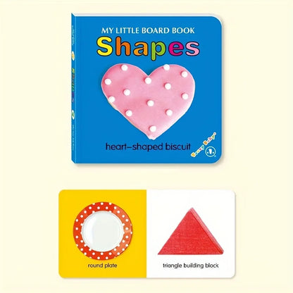 Colorful patterned card book, interactive sensory development gift, bright colors enhance early reading education