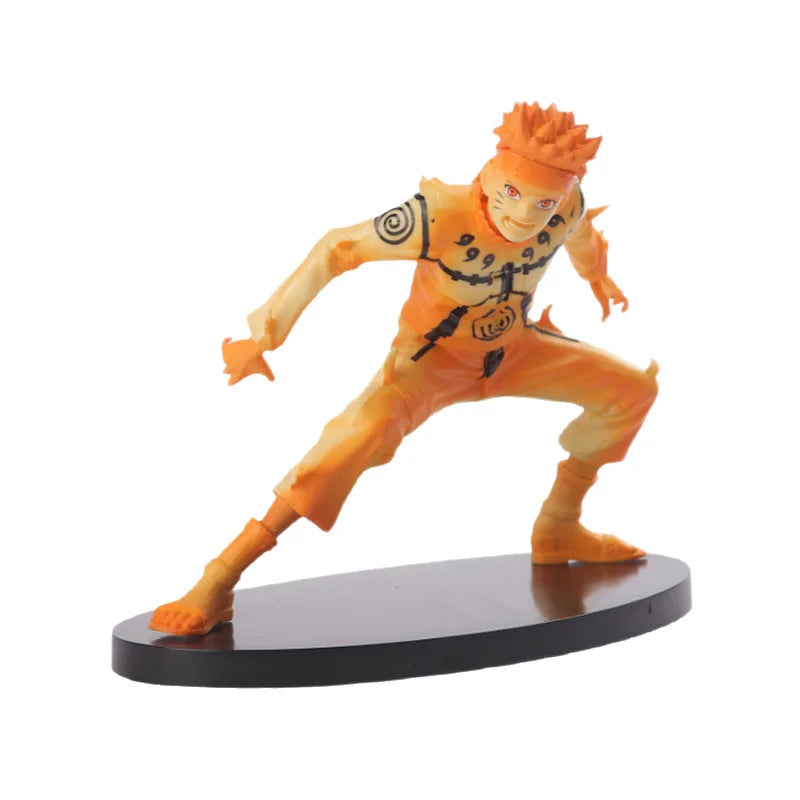 13cm Anime Naruto Figure Kurama Naruto Sasuke Figurine Statue Model PVC Collection Desktop Action Figure Toy Kid Gifts