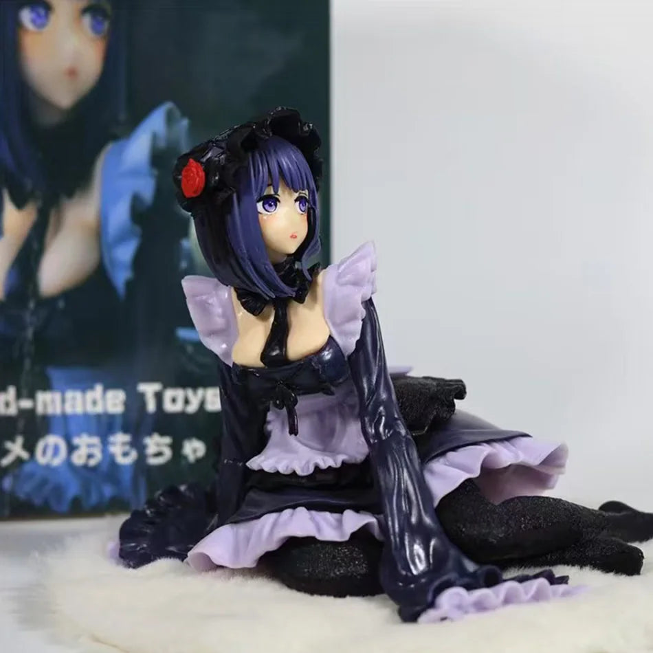 2 Kinds My Dress-Up Darling Anime Figure Black Maid Outfit Kitagawa Marin Action Figure Shizuku Kuroe Figurine Collection Model