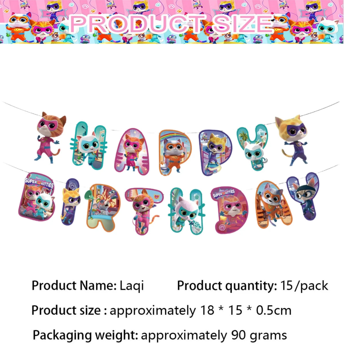 Superkittie Birthday Party Decoration Tableware Tablecloth Plate Cup Napkin Balloon Cake Decor superkitties Party Favors Supply