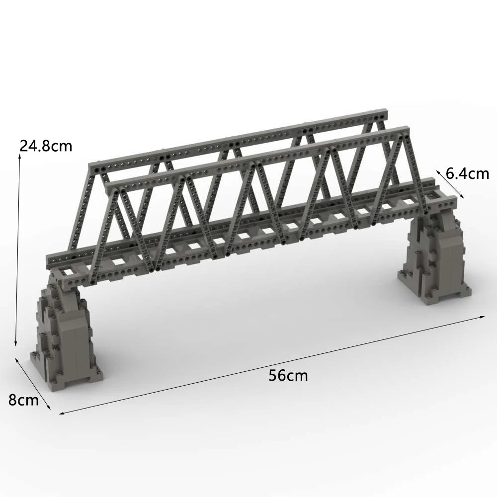 MOC Train Carriage Model, Rail Transport Vehicle, Coal Transport Vehicle, Rail Lift Pole Indicator Light, Train Accessories
