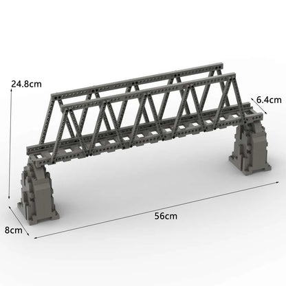 MOC Train Carriage Model, Rail Transport Vehicle, Coal Transport Vehicle, Rail Lift Pole Indicator Light, Train Accessories