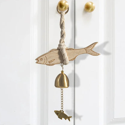 Wooden Door Bell Japanese Wind Chime Door Chime Room Decor Home Front Doorbell Landscape Bell Shopkeeper Remind Bell 풍경