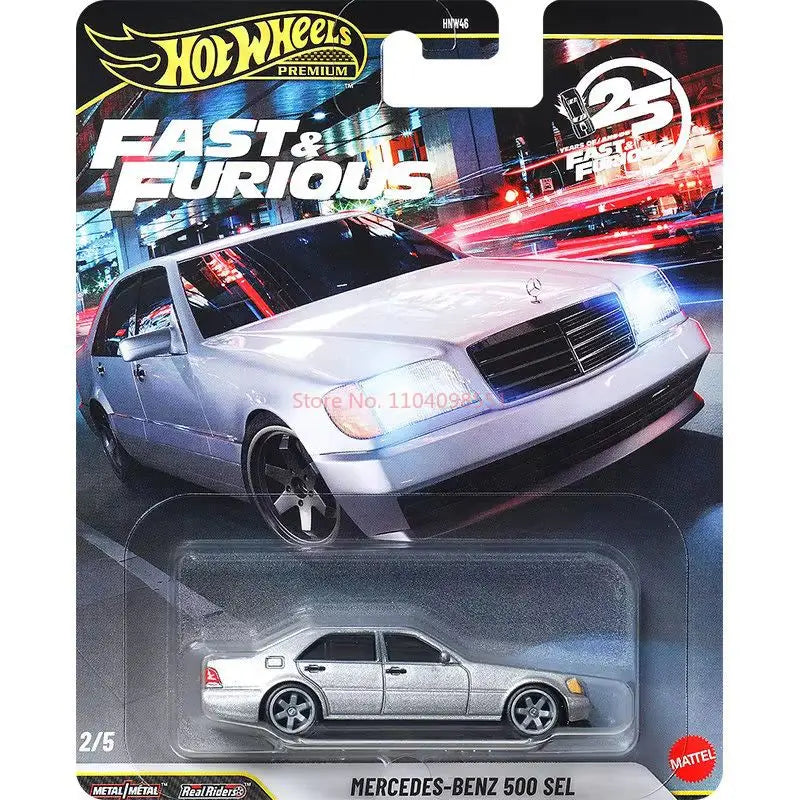 Hot Wheels PREMIUM Fast & Furious 25th Anniversary 2026 HNW46 Mazda RX-7 Lamborghini Chevrolet Honda 1:64 Car Model Toy Gift