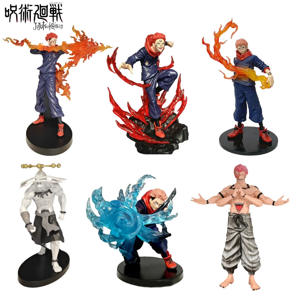 Jujutsu Kaisen Action Figures Yuji Itadori Ryomen Sukuna Mahoraga PVC Statue Collection Model Toys Anime Figurines For Fans Gift