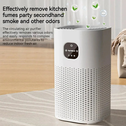 Negative Ion Air Purifier With HEPA Filter Smoke Remover Air Cleaner Negative Ion Purification Machine Odor Eliminator Machine