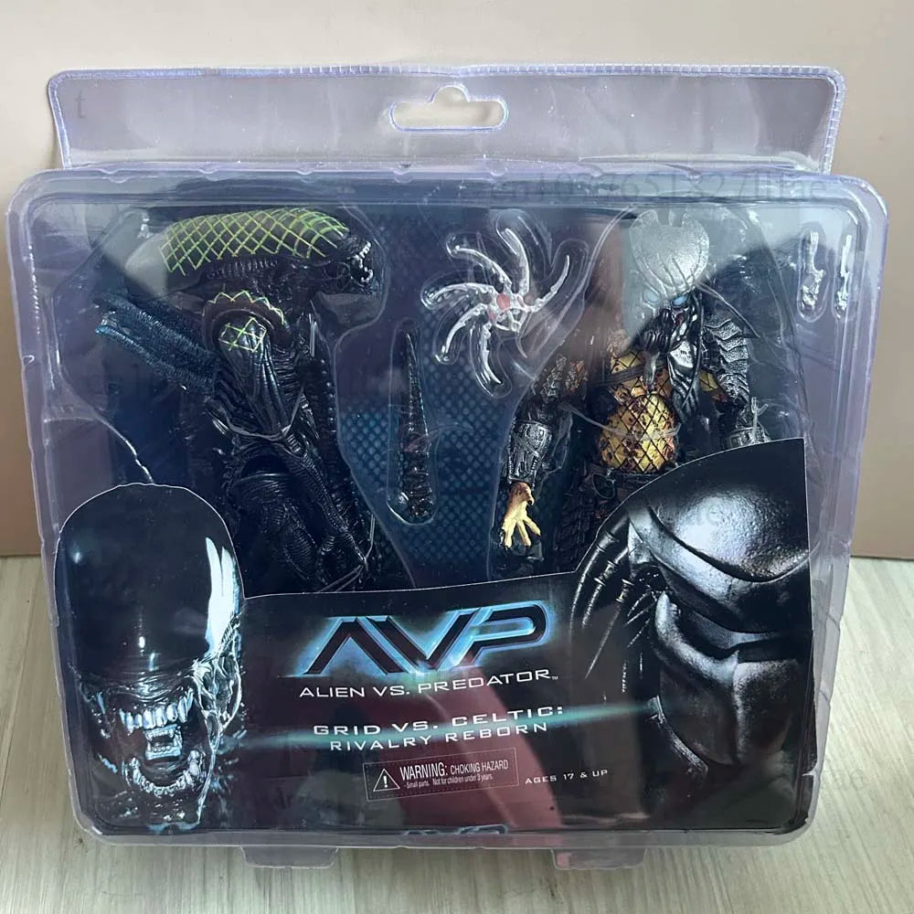 Grid Celtic Predator Figure Alien Grid Predator Celtic AVP Alien vs. Predator Chopper Action Figure Model Toy Joint Movable Doll