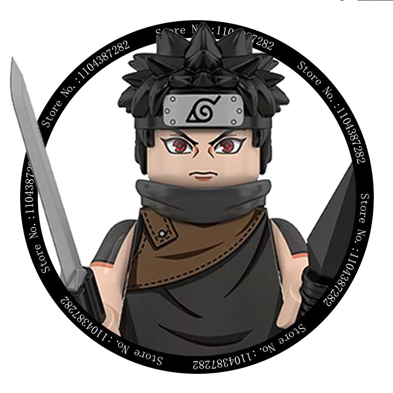 WM6152 Naruto Building Blocks Ootutuki Momoshiki Mitsuki Gaara Namikaze Minato Tobirama Action Figure Accessories For Kids