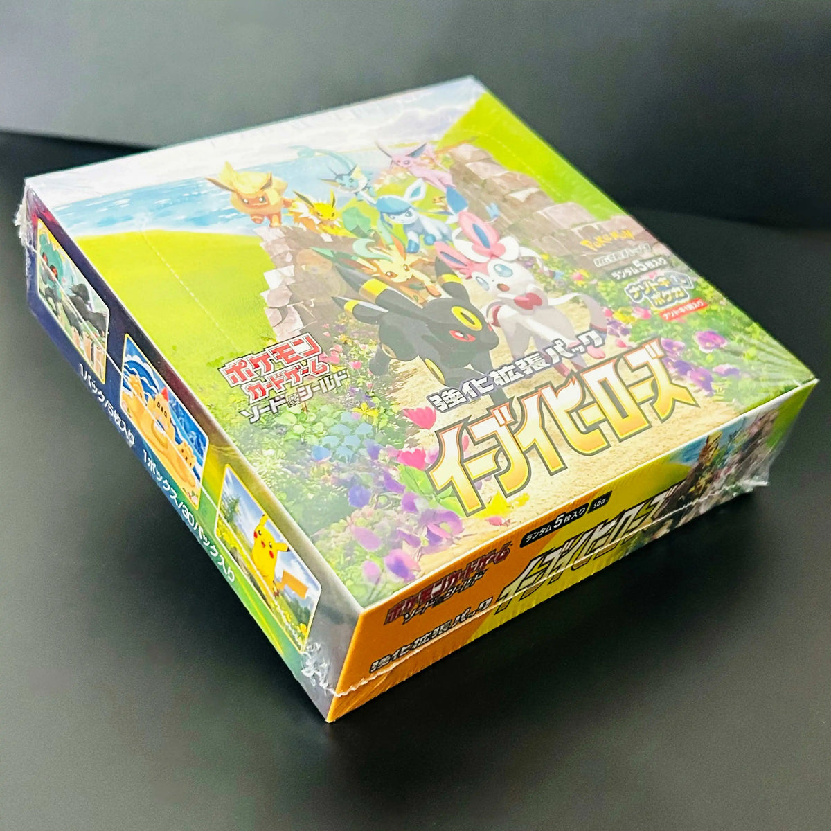 Pokemon Eevee Heroes Booster Box 28 Packs Foil Texture Collectible Cards Collectible Grade Premium Anime Collection Cards
