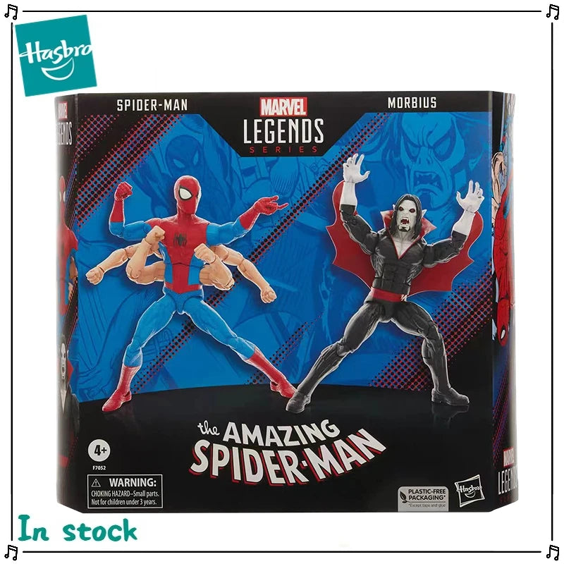 Original Hasbro Marvel Legends Six-armed Spider-Man Animation Model Figure Gift Toy Collection