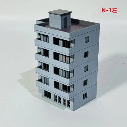 1/350/150 Diorama Outland City Modern Commercial Building Model Street Office Home Scene Model Toys