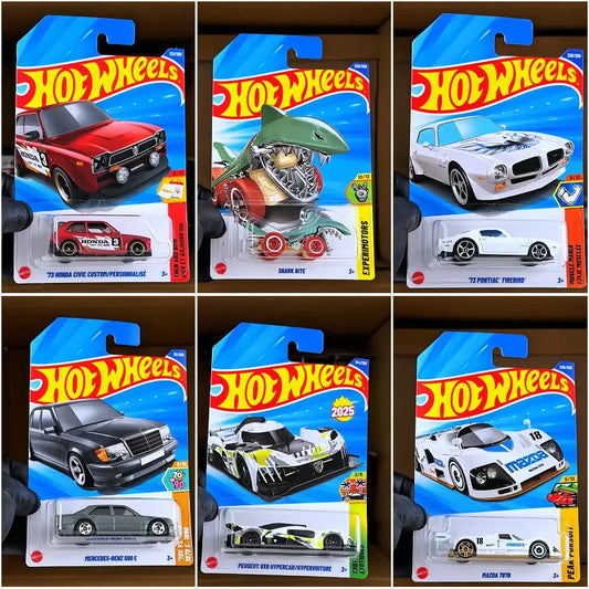 Hot Wheels Car 2025 M Honda Mazda 787B Datsun Pontiac Koenigsegg Jaguar Pagani 1:64 Diecast Car Model Toy Car Gift for Boys