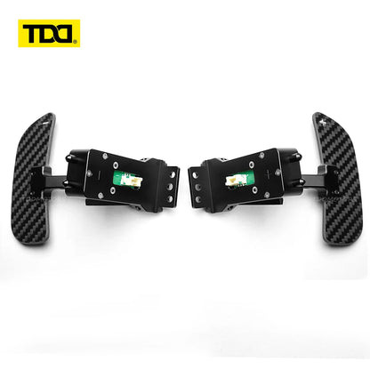 TDD Aluminum Alloy Magnetic Paddle Shifters For Porsche 718 Cayman GT4 991 Panamera 971 911 997 Steering Wheel Shift Paddle