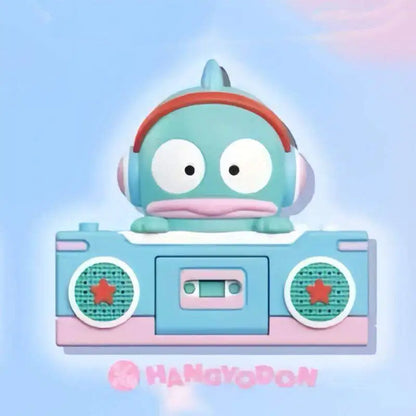 In Stock Hello KT Retro Tape Recorder Blind Box Talking Collectible Figure Desktop Ornament Cute Gift For Anime Fans Kids