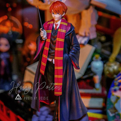 GONG Harry Potter Magic Era Malfoy Snape Harry Potter Ron Weasley Hermione Granger Action Figurine Collection Gift Desktop Decor