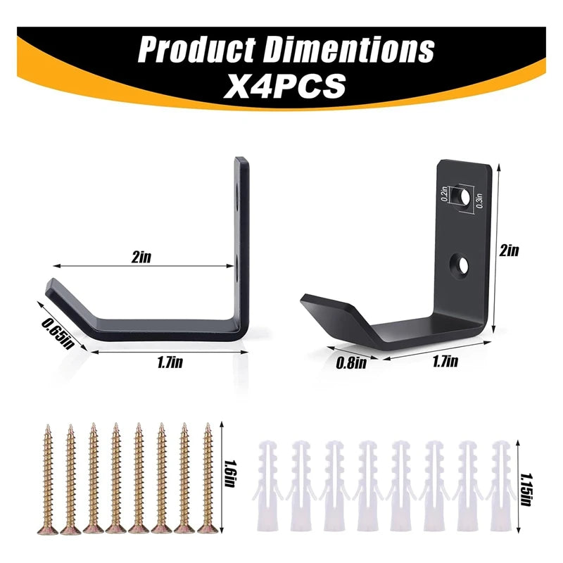 Jack Stands Wall Mount Organizer, Car Jack Stands Storge Rack/Hanger/Hook Wall Mount Heavy Duty Holder