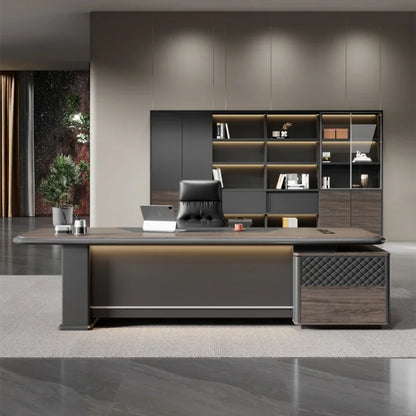 Luxury Executive Office Desks Manager Drawers Table Storage Computer Desks Home Bedroom Mesas De Escritorio Office Furniture