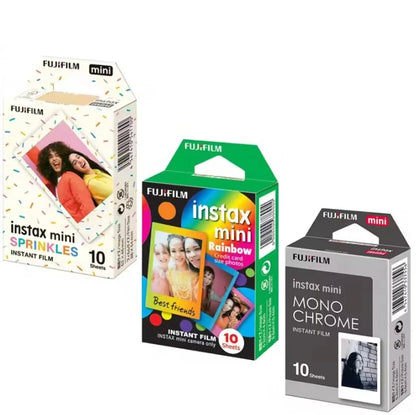 Fujifilm Instax Mini Film White 10 20 40 60 80 100 Sheets For FUJI Instant Photo Camera Mini 12/11 9 8 7 70 90 Film Camera