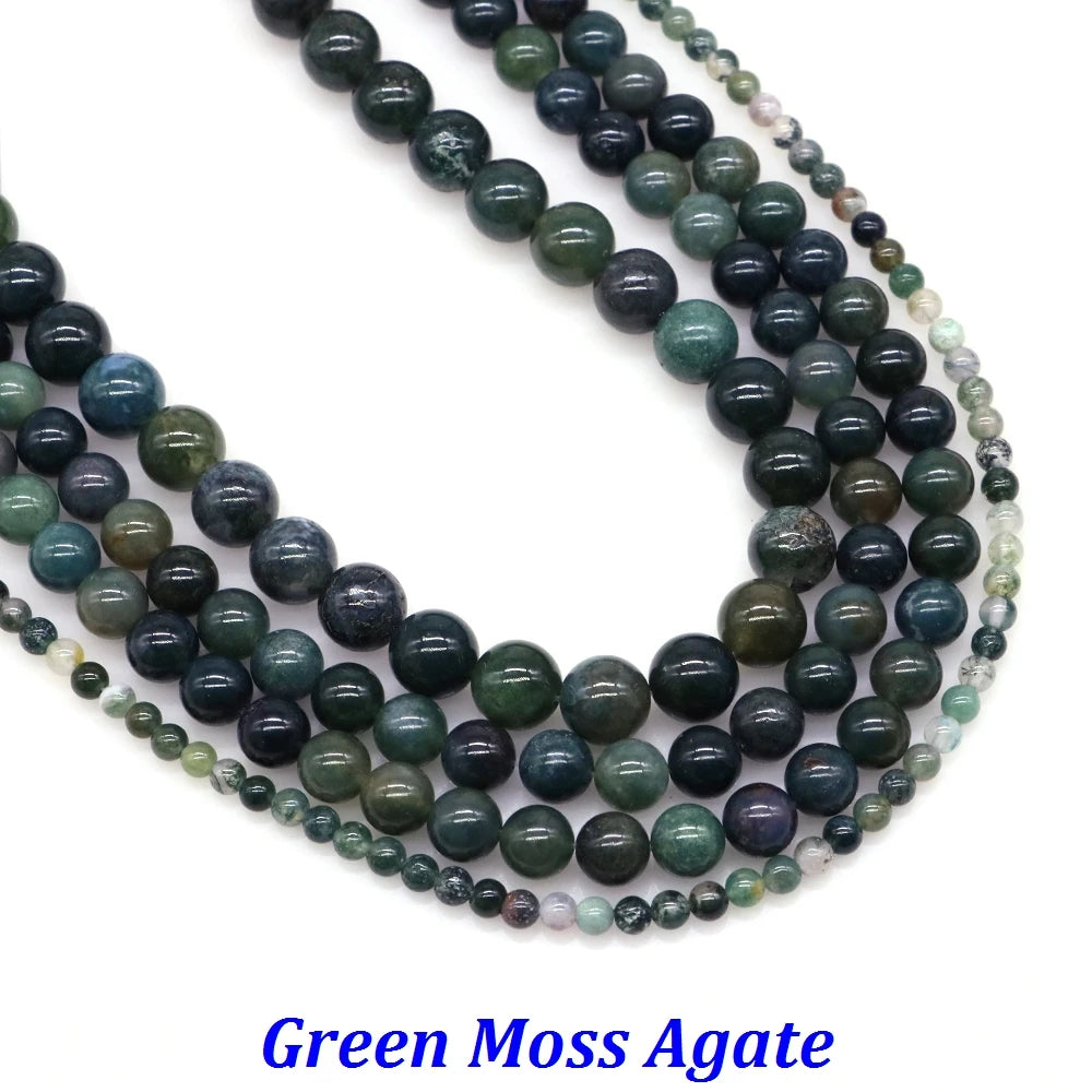 Natural Stone 4 6 8 10mm Round Leopardskin Jaspers Stone Spacer Loose Bead For Jewelry Making DIY Bracelet Needlework Accessorie