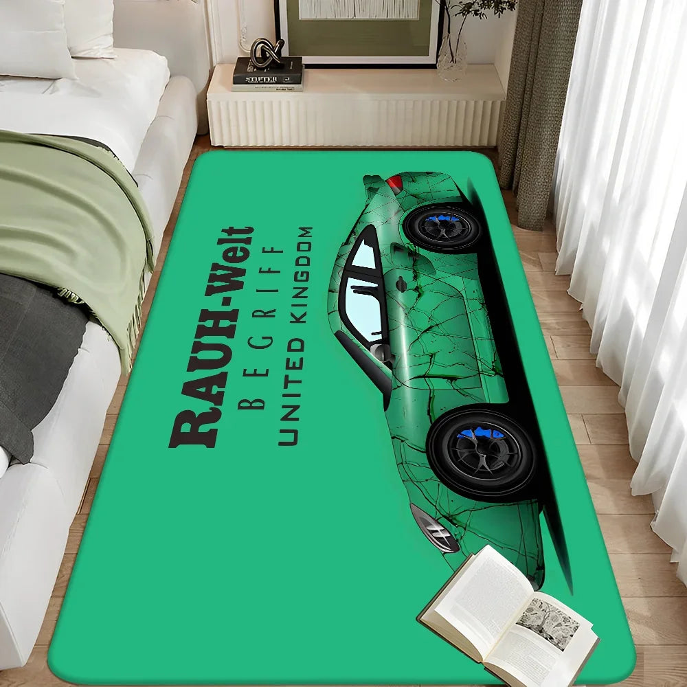 Tokyo JDM RWM Sports Car Carpet for Home Decor Floor Mat Living Room Rugs Bedroom Hallway Non-Slip Carpet Kitchen Rug Doormats