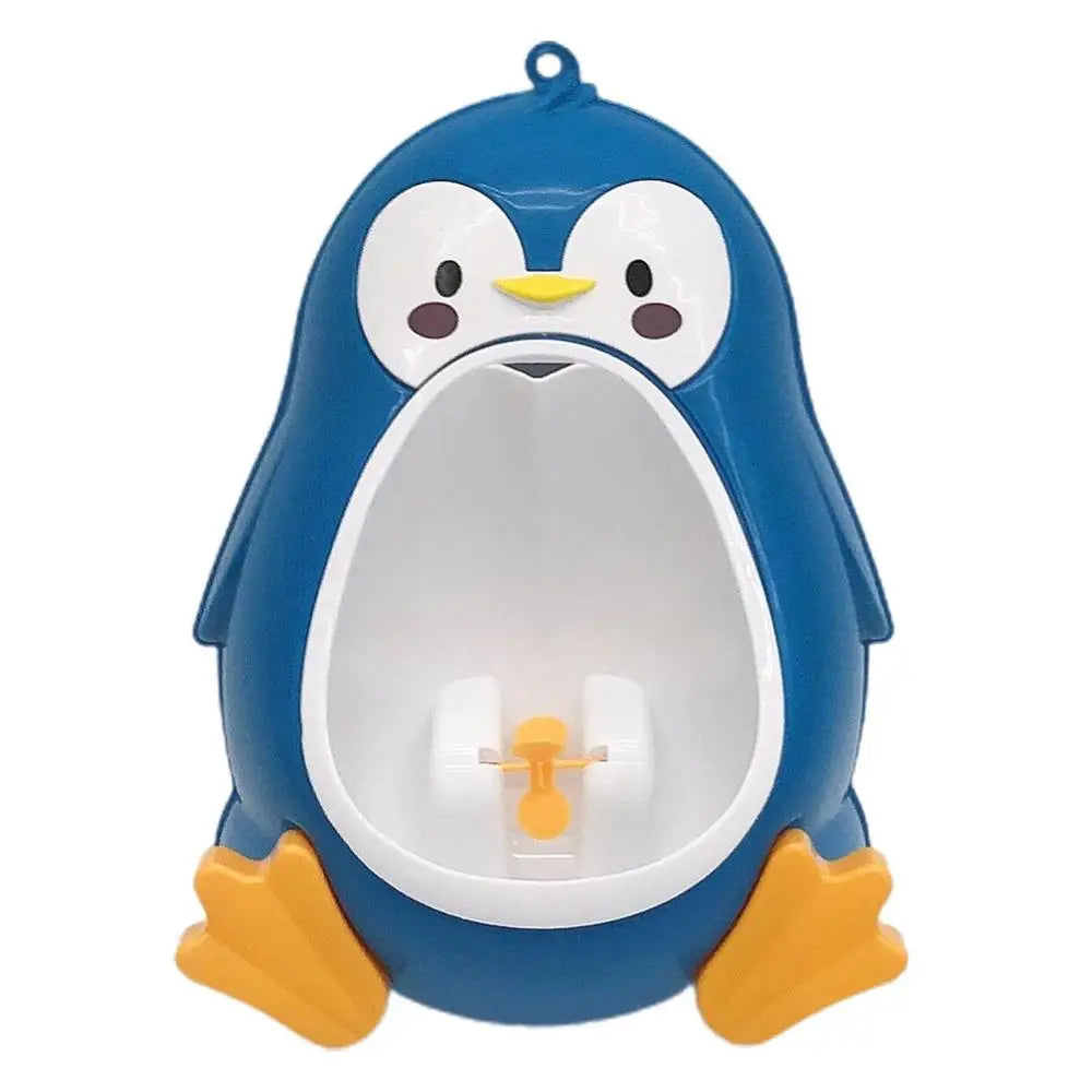 Potty Training Urinal Standing Urinal for Toddler Boys Wall Mounted Penguin-Shaped Toilet Training Pee Stand for Boys Nursery