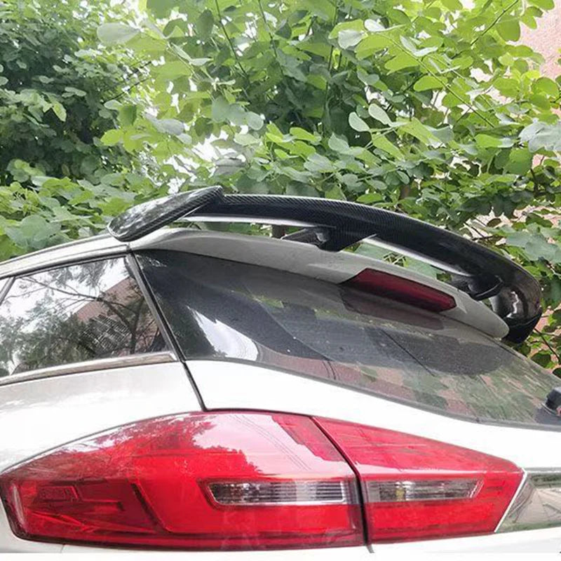 Car Spoiler Universal Wing Racing Hatchback Wings Car Tail Exterior Trim ABS Spoilers GT Carbon Fiber Tail Wing Car accessories