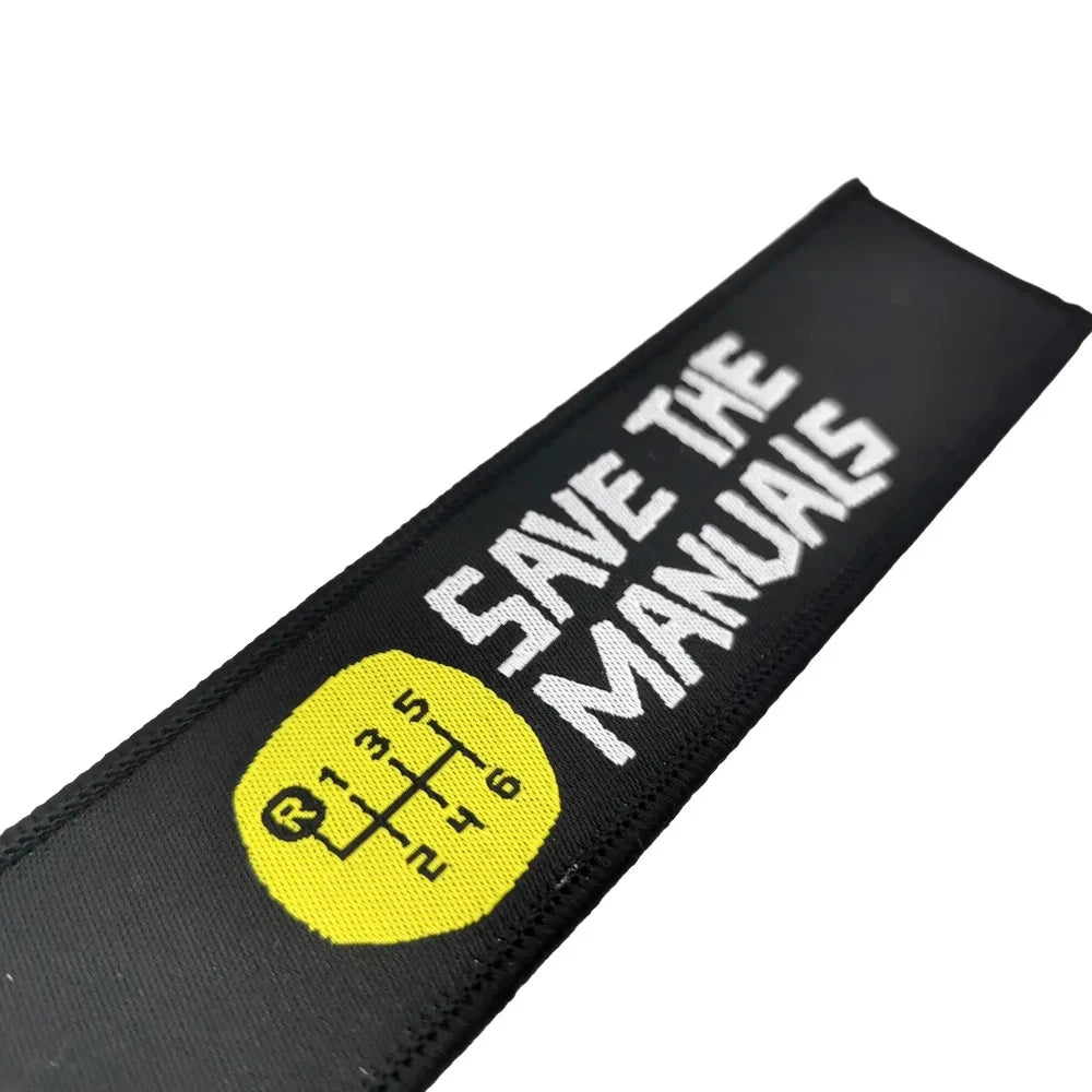 Fujiwara Tofu Embroidery Keyring Car Keychain JDM Key Tag Lanyard Refit Gift Red Sun Racing Team Auto Motorcycle Accessories